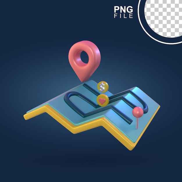 PSD 3d map for marketing targets