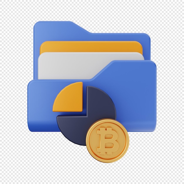 3D map pictogram illustratie renderen