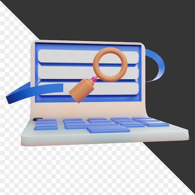 PSD 3d marketing icon