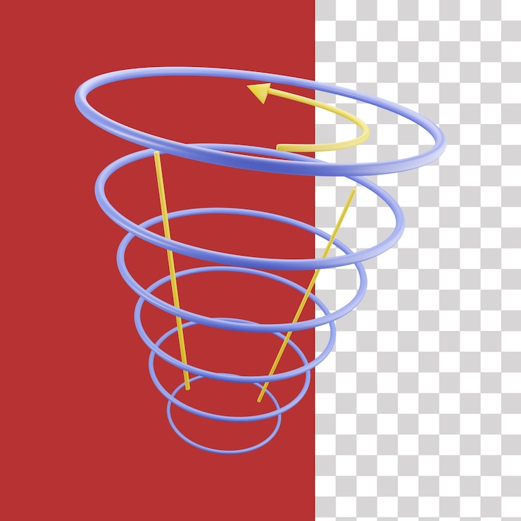 PSD 3d math curve icon