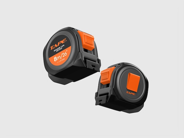 3D Measuring Tape Mockup