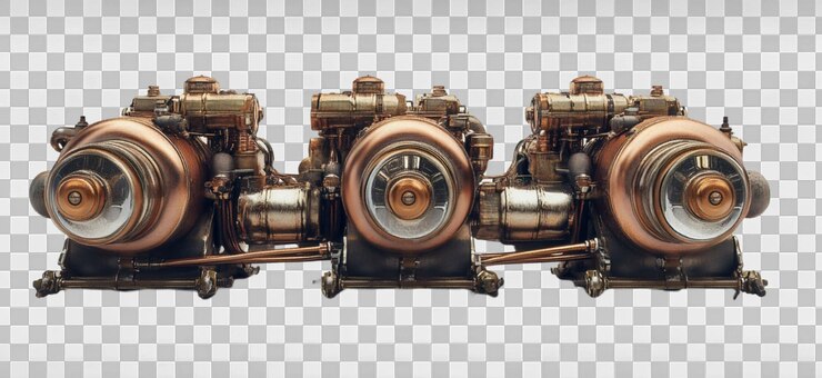 PSD 3d mechanical parts transparent background