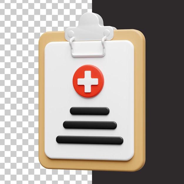 3d medical icons ux ui web design elements 3d