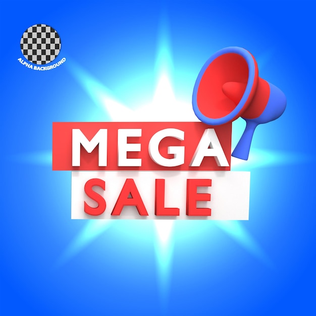 3d mega sale big sale cashback special sale promotion