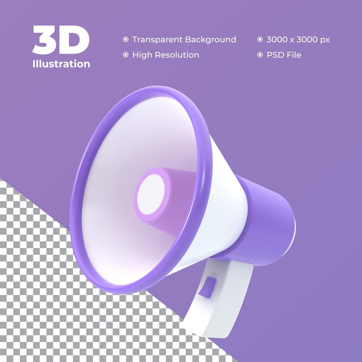 3d мегафон динамик