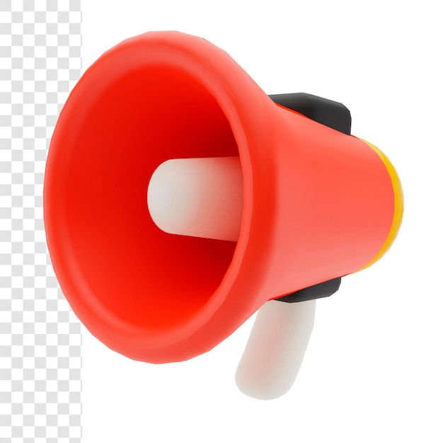 3d Megaphone