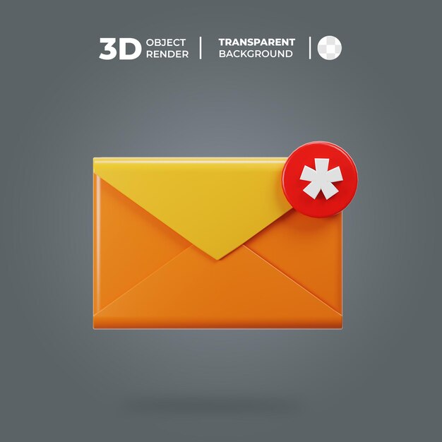 PSD notifica messaggio 3d