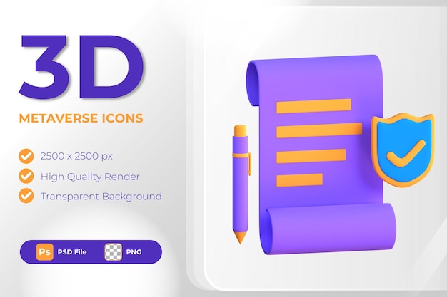 PSD 3d metaverse for 3d smart contract