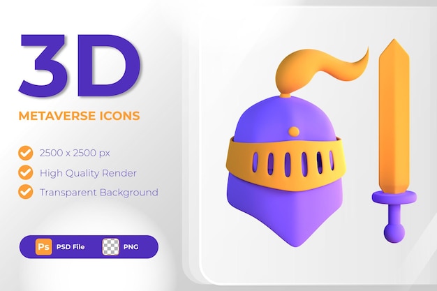 3d metaverse icon