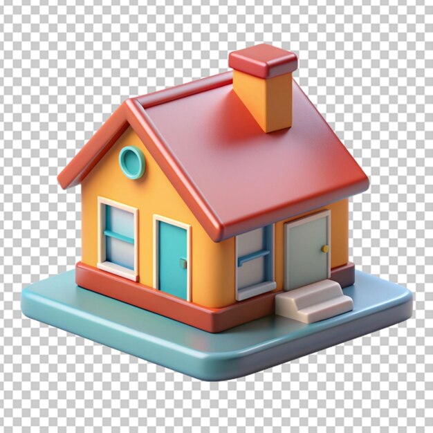 PSD 3d mini huis