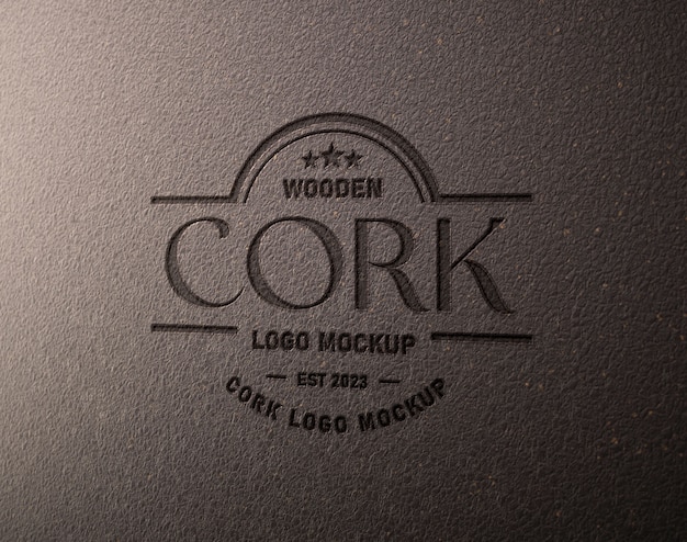 3d mock-up with cork logo