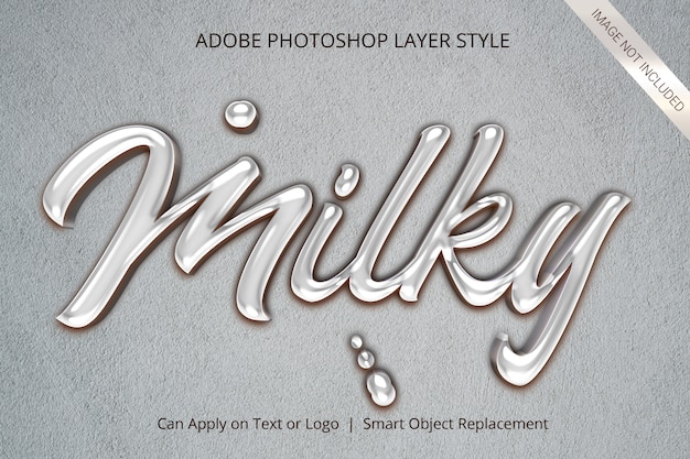 PSD 3d mockup text effect style