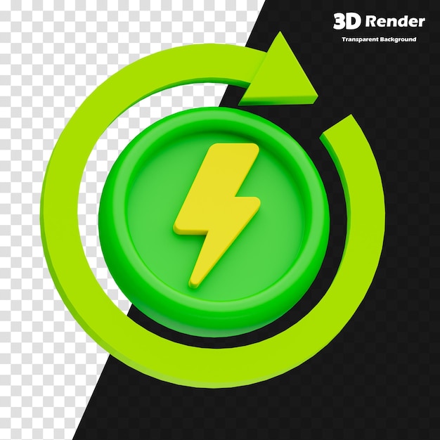 a 3d model of a 3d model with a green arrow pointing down