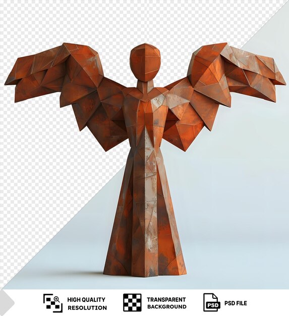 PSD 3d model of the angel of the north