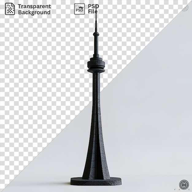PSD 3d model of the cn tower