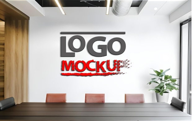 3d model logo ściany