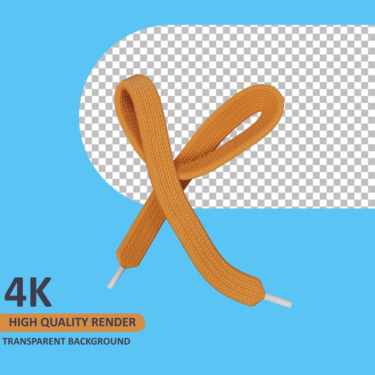 PSD 3d модель рендеринг шнурки алфавит строчная буква x