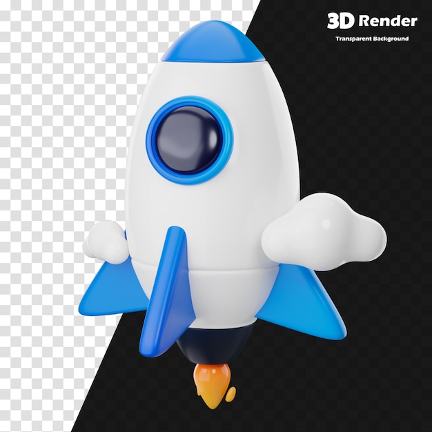 3D model statku kosmicznego z 3D obrazem 3D modelu