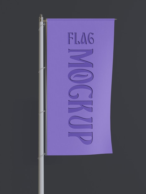 PSD 3d-model van de vlag