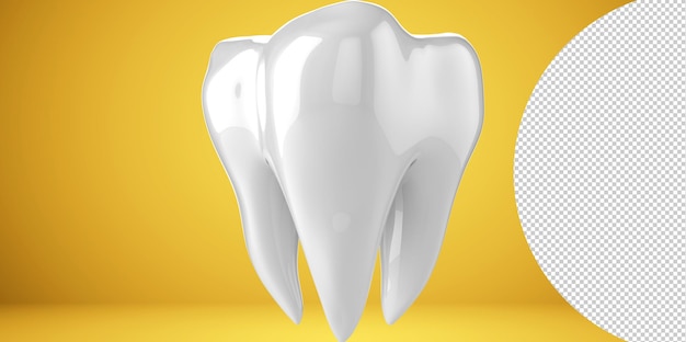 3d models as a concept of dental examination teeth, dental health and hygiene. 3d rendering