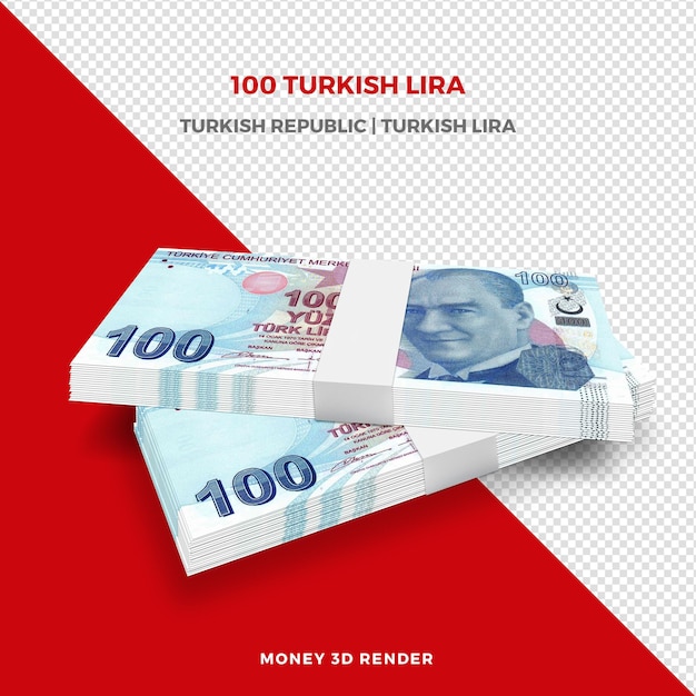 PSD 3d money 100 turkish lira