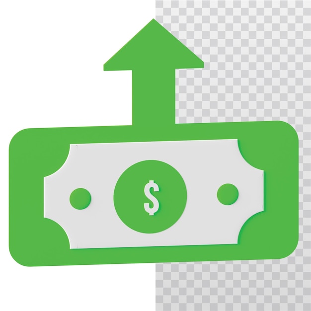 PSD 3d-money-icon illustratie