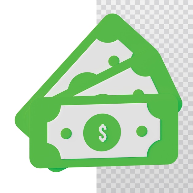 3d-money-icon illustratie