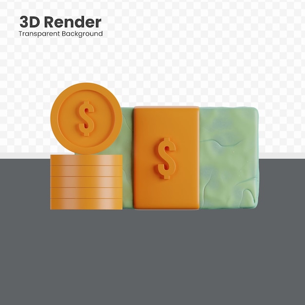 3d Money Illustration