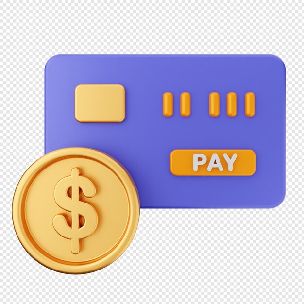 3D 貨幣交易信用卡