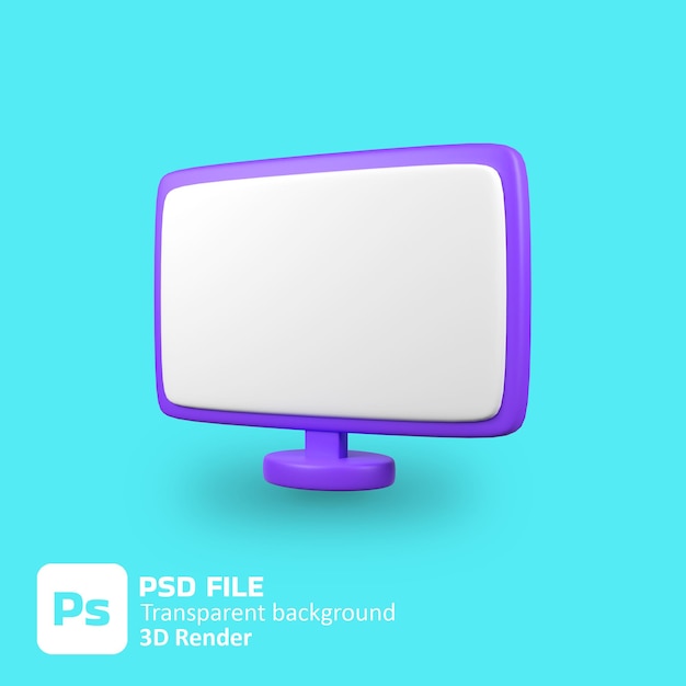 PSD 3d-monitoren pictogram