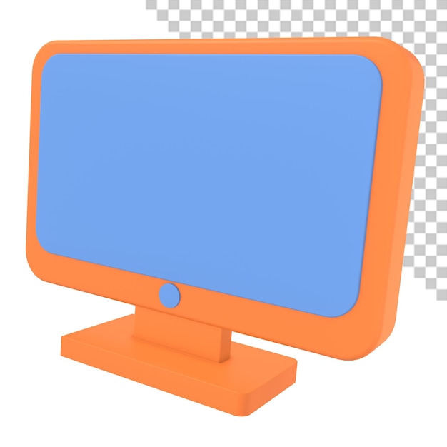 3D-monitorpictogram