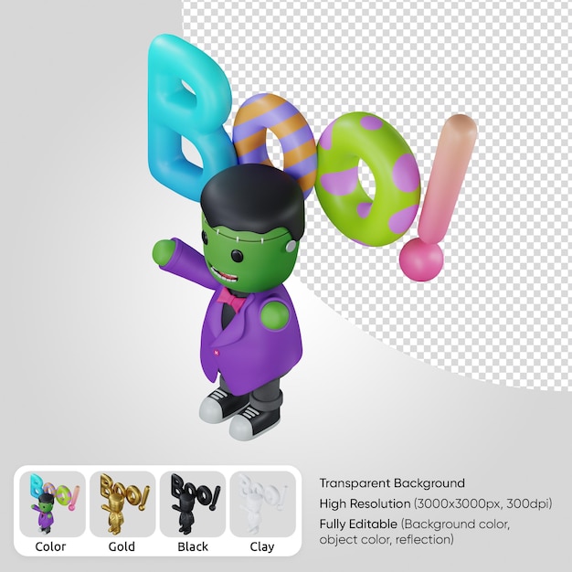 3d monster boe