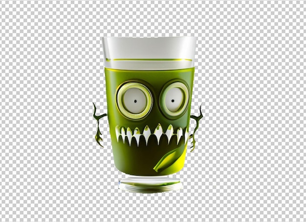 PSD 3d monster drink