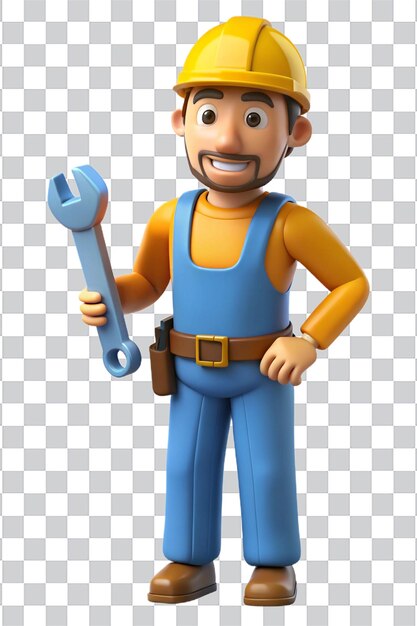 3D Morph Man builder with wrench