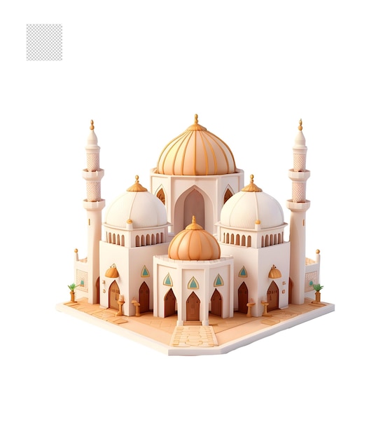 3d mosque transparent png