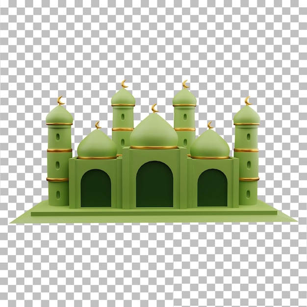 PSD moschea in 3d