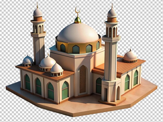 Moschea in 3d