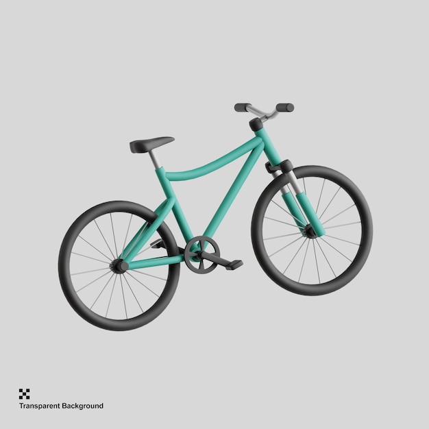 PSD icona mountaing bike 3d