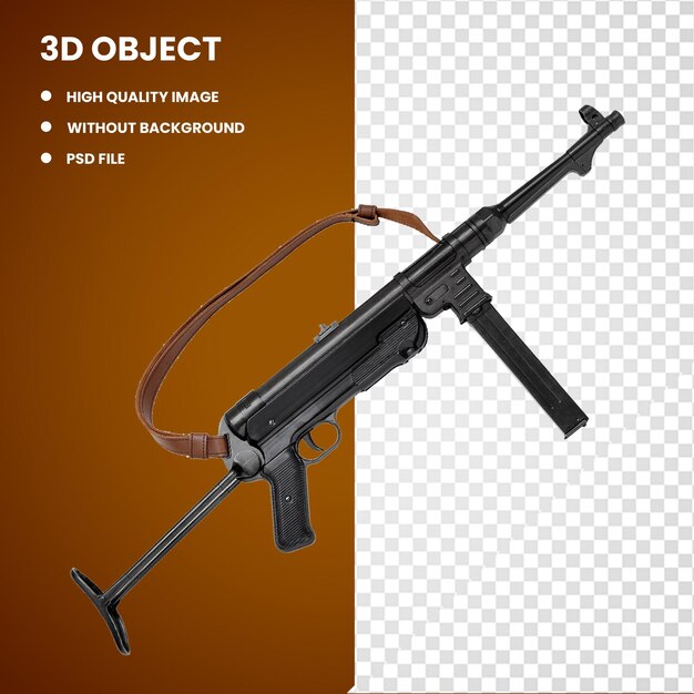 PSD 3d mp 40 vuurwapen luchtpistool geweer submachine gun