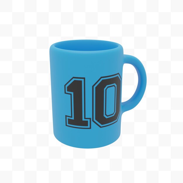 3D Mug Number 10