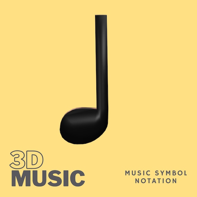 PSD 3d music icon