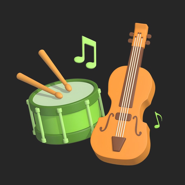 3D 音楽楽器