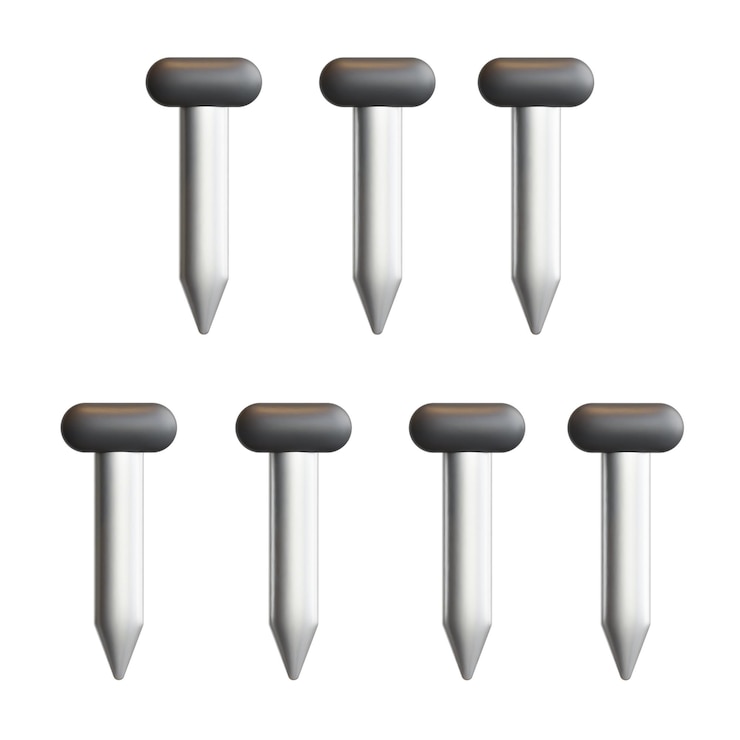 PSD 3d nails labor day concept high quality render illustrations