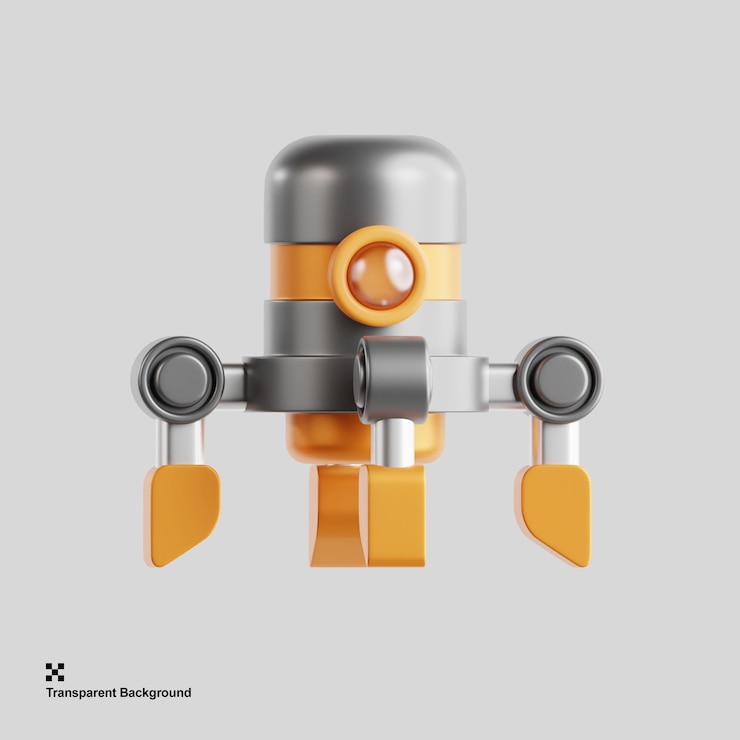 PSD 3d nanobot illustration