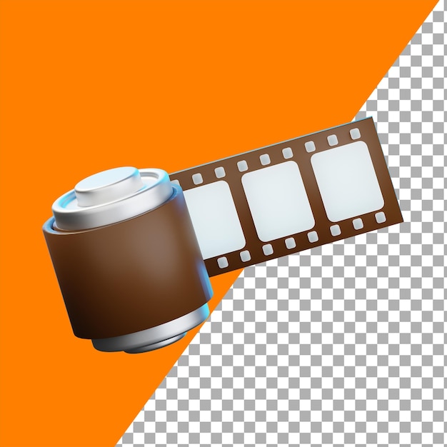 PSD film negativo 3d