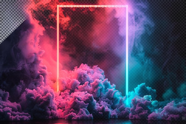 PSD 3d neon neon smoke overlay wallpaper