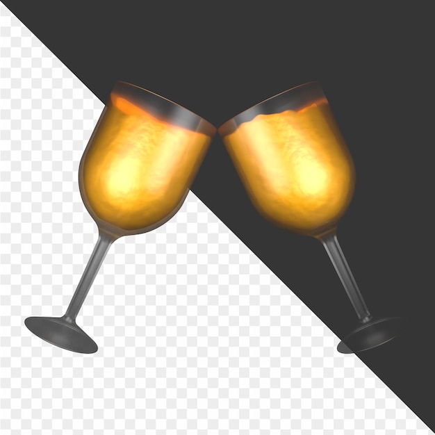 3D 新年 イラスト アイコン