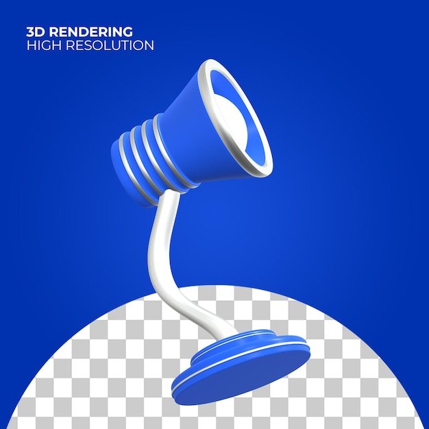 Значок 3d ночник premium psd