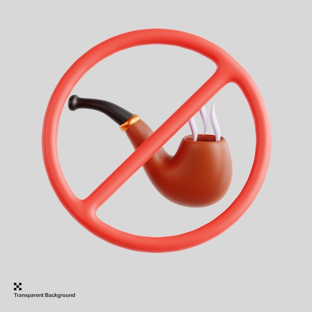 PSD 3d no cigarette icon