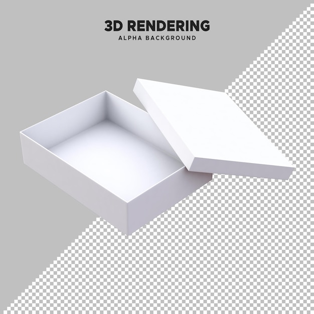 3D ничто коробка открыта